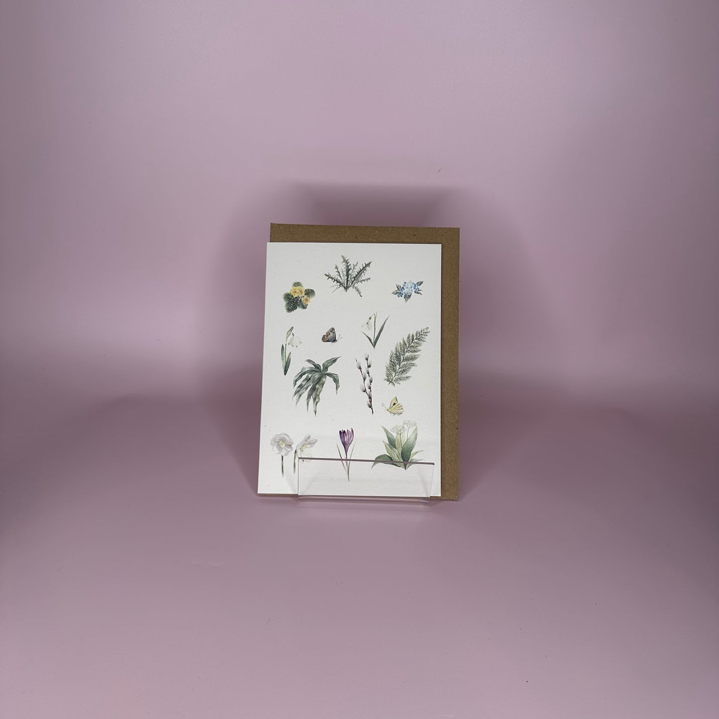 Voščilnica "32_Gozd I", Manca Illustration