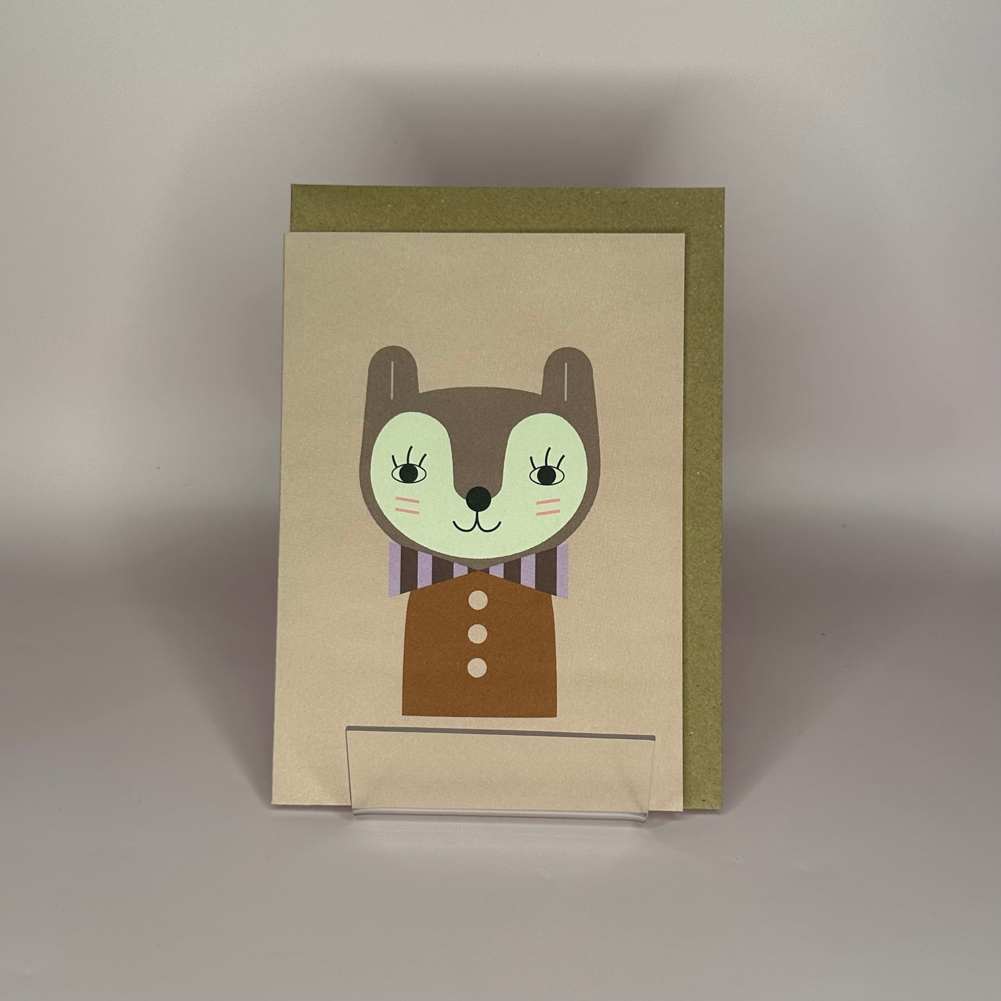 Voščilnica s kuverto "Bow Tie", Little Otja