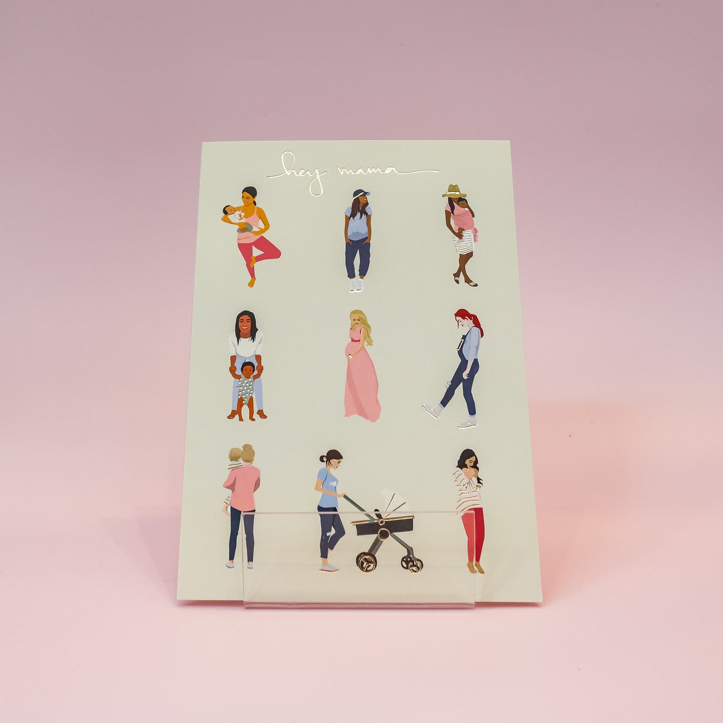 Voščilnica s kuverto "Hey Mama", Roger la Borde