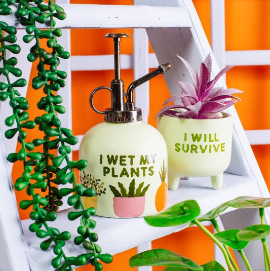 Pršilec za rastline "I Wet My Plants", Sass & Belle