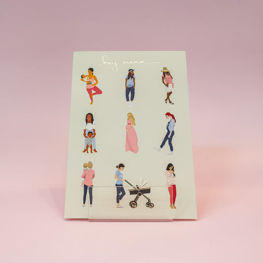 Voščilnica s kuverto "Hey Mama", Roger la Borde