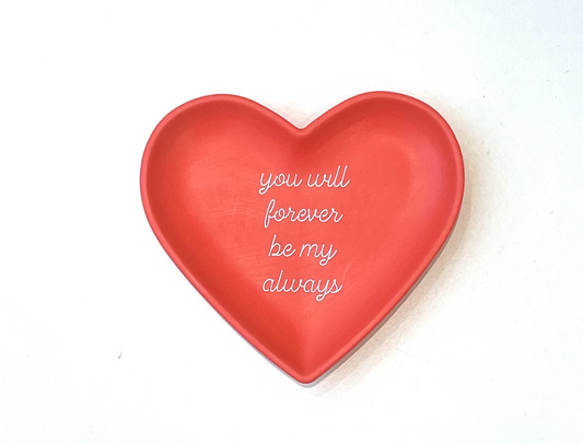 Posodica srce "You will forever be my always", M Design Home
