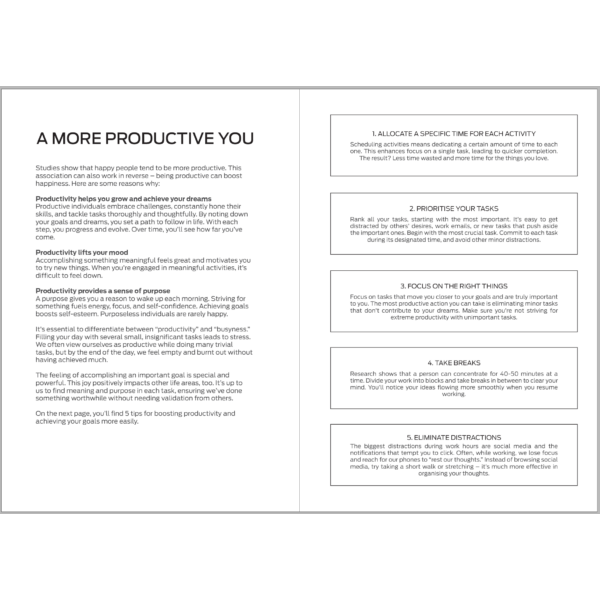 Mapa roza "Planer produktivnosti", SEIK
