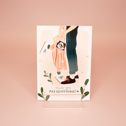 Kartica s kuverto "Najino malo presenečenje", Fest Kotiček